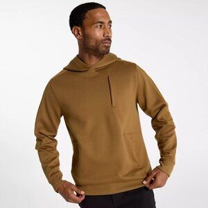 VRST Men’s Pinnacle Fleece Hoodie XXL Brown Spice  Pullover Sweatshirt